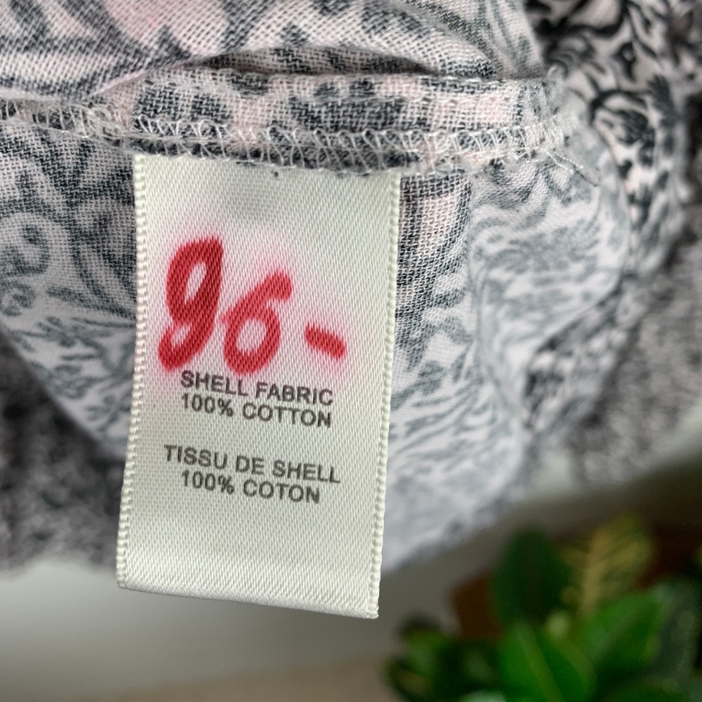 Rebecca Taylor Woodblock Vine Print Gauze Top Sz 0 - Picture 7 of 8
